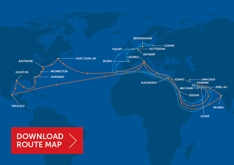 Bahri route map